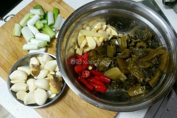 双椒泡菜鱼的做法图解4