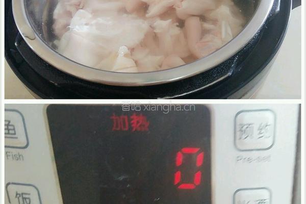 花生莲藕猪蹄汤的做法图解8