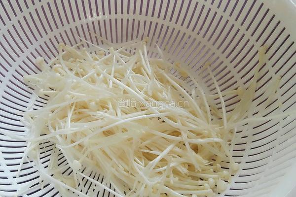 香葱金针菇的做法图解3