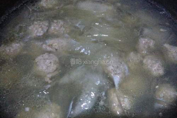 羊肉丸子片粉汤的做法图解8