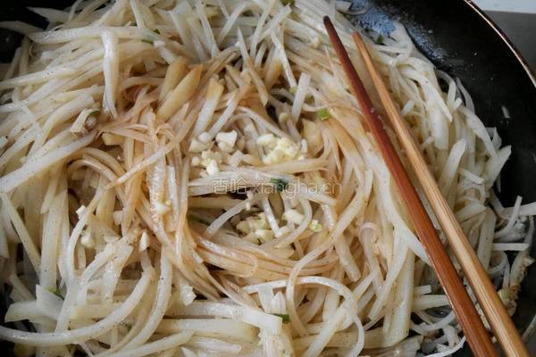 蚝油土豆丝的做法图解5