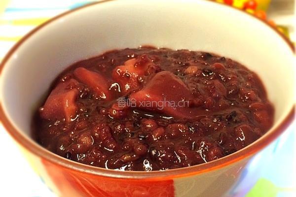 菱角红豆粥