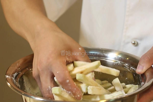 鱼香茄条的做法图解4