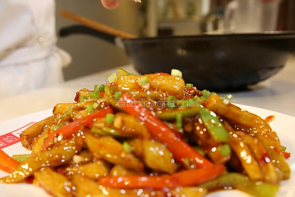 鱼香茄条的做法图解10