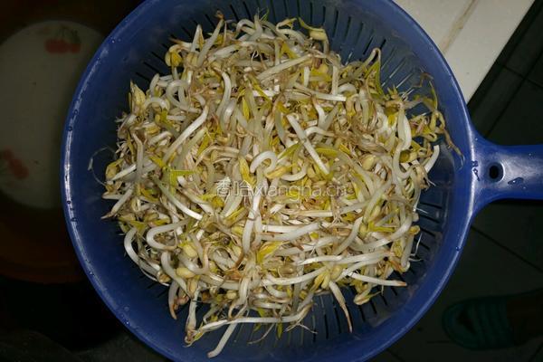 清炒绿豆芽的做法图解1