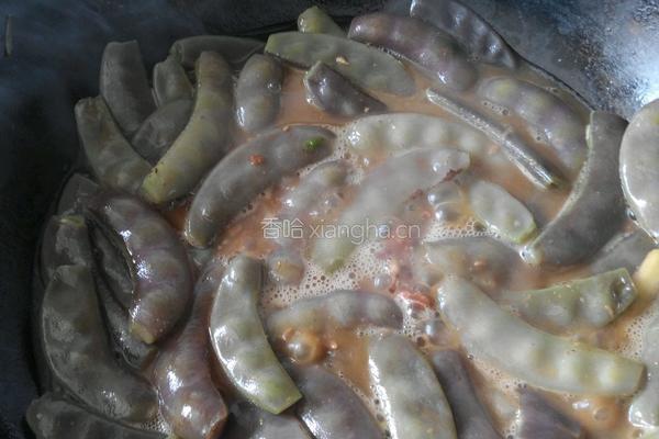 紫豆角的做法图解3