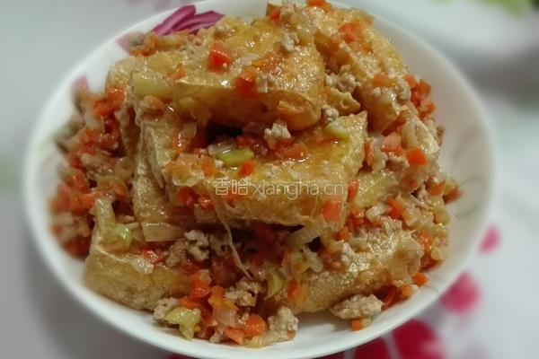 浇汁煎豆腐的做法图解8