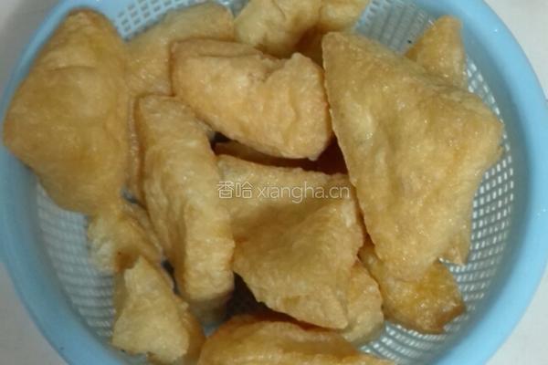 浇汁煎豆腐的做法图解1
