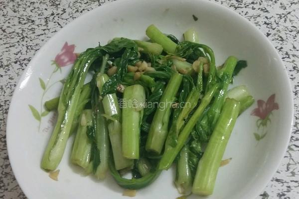蒜蓉迟菜心