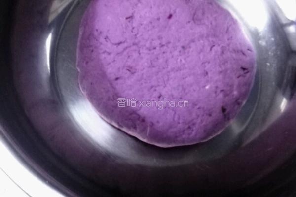 紫薯花苞馒头的做法图解5