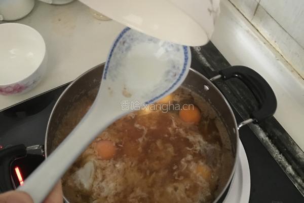 甜白酒红糖鸡蛋的做法图解5