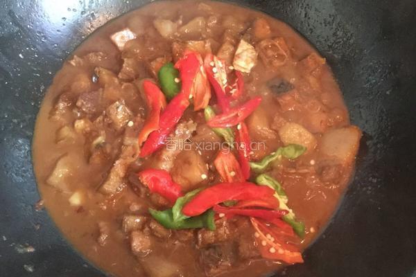 五花肉烧咸鱼的做法图解7