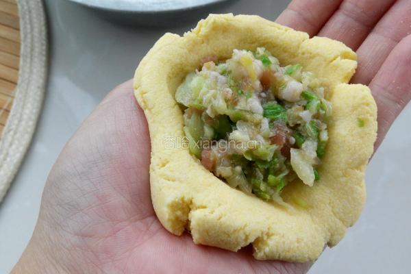玉米面菜饽饽的做法图解10