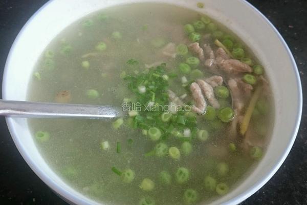 青豌豆瘦肉汤的做法图解8