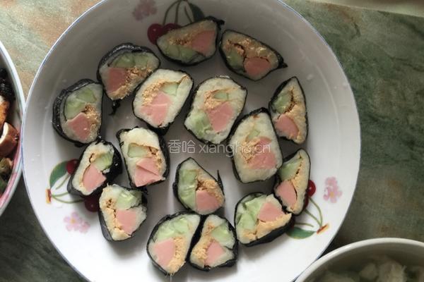 土豆泥紫菜卷的做法图解3