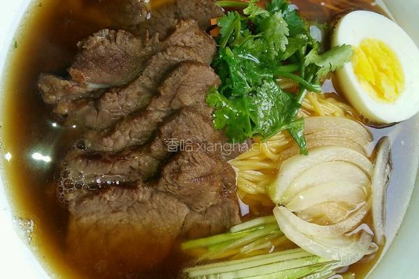牛骨肉汤饸饹面的做法图解12