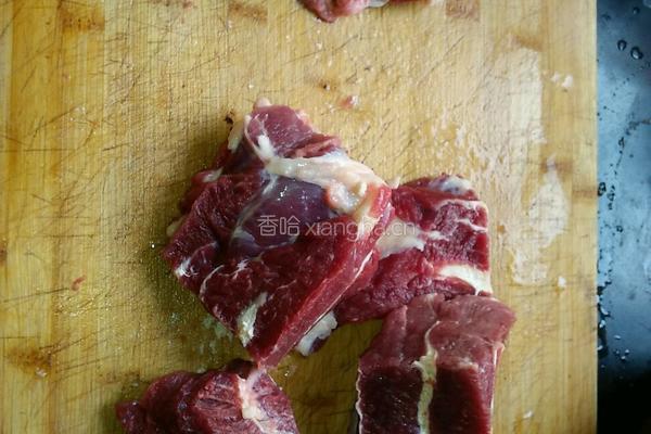 牛骨肉汤饸饹面的做法图解2