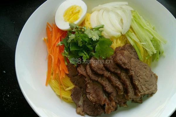 牛骨肉汤饸饹面的做法图解11