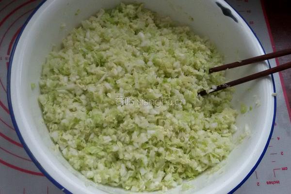 牛肉白菜馅饼的做法图解3