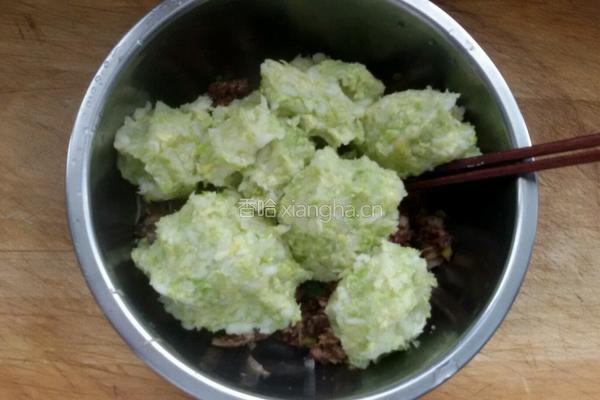 牛肉白菜馅饼的做法图解4