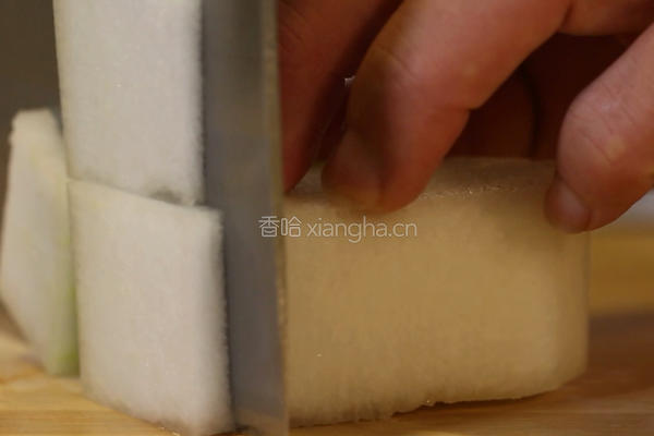 冬瓜汆丸子的做法图解1