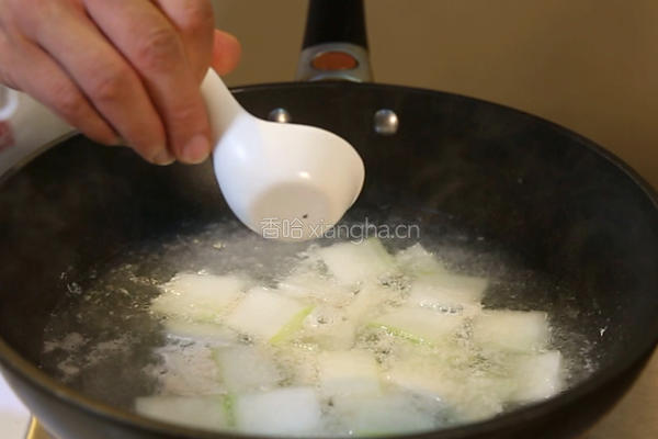 冬瓜汆丸子的做法图解5