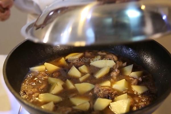 土豆烧鸡块的做法图解9