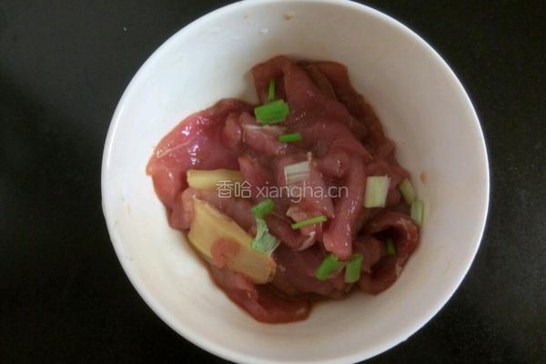 香干炒肉的做法图解3