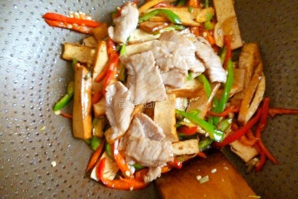 香干炒肉的做法图解8