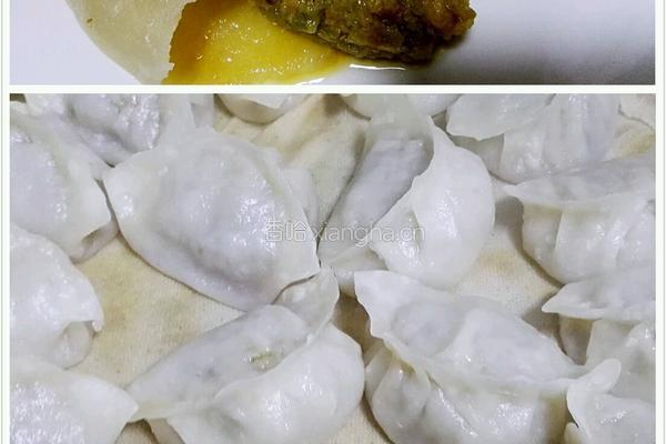 猪肉芹菜蒸饺的做法图解6
