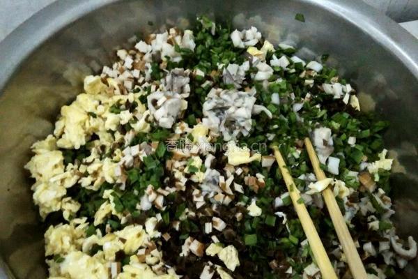 韭菜鸡蛋饺子的做法图解7