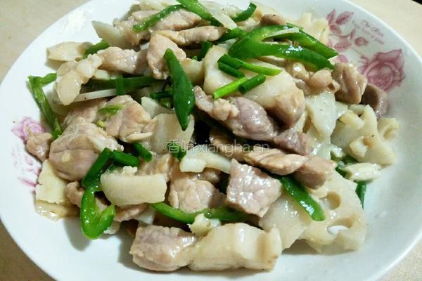 莲藕肉片的做法图解3