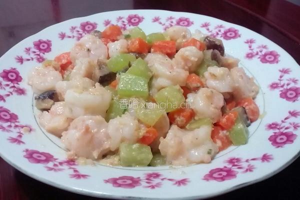 三色虾仁的做法图解12