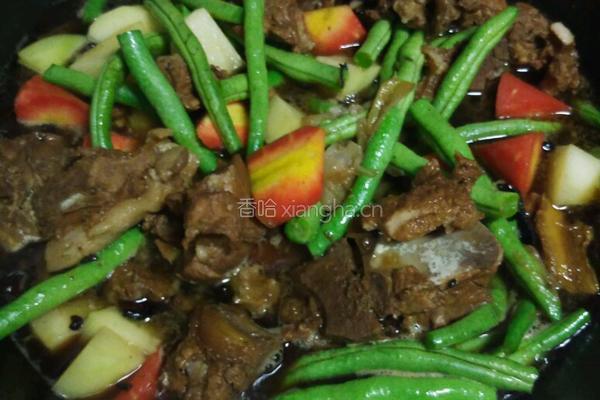 排骨炖豆角的做法图解14