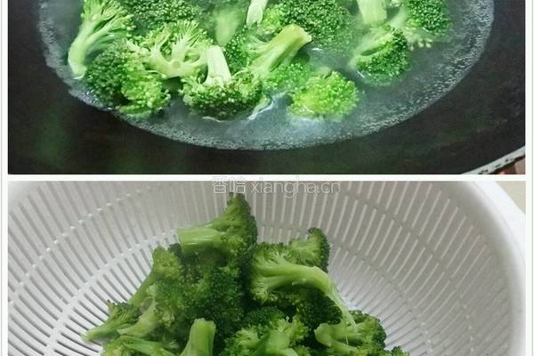 西兰花炒杏鲍菇的做法图解5