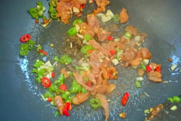 酸萝卜炒肉的做法图解6