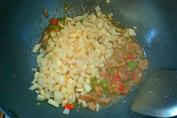 酸萝卜炒肉的做法图解8