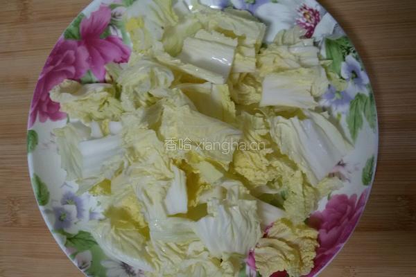 白菜莲花粉丝汤的做法图解4