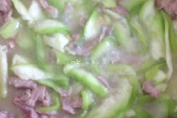 角瓜肉片汤的做法图解7
