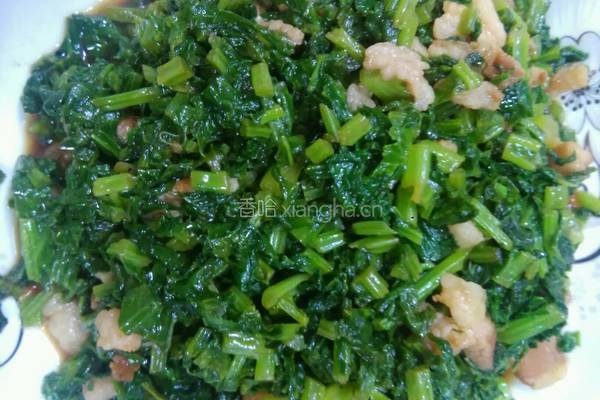 瘦肉抄芥菜。的做法图解5
