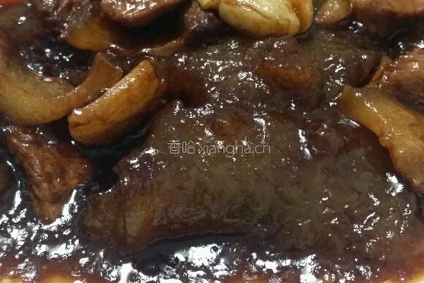 山粉圆子烧肉的做法图解5