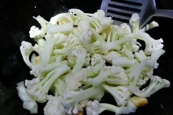 蒜香有机菜花的做法图解4