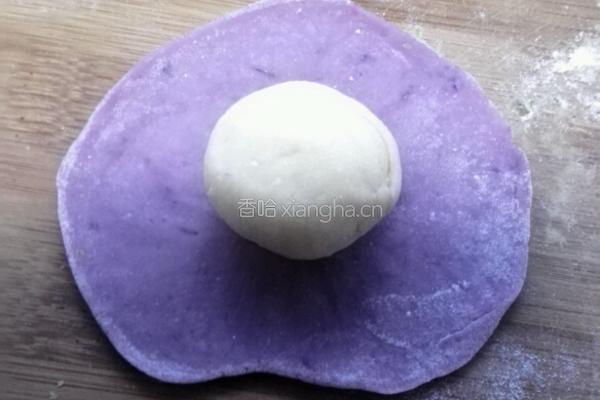 菊花彩色馒头的做法图解5