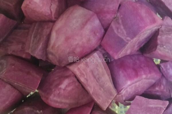 紫薯西米露的做法图解1