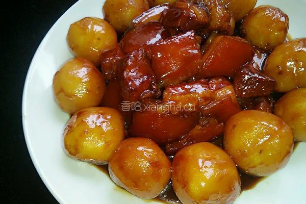 红烧肉扒土豆仔