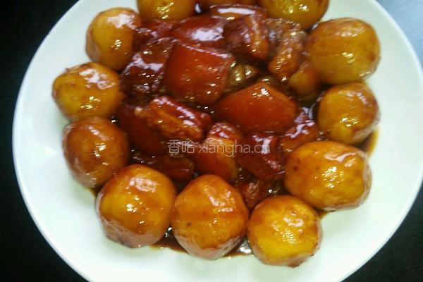 红烧肉扒土豆仔的做法图解7