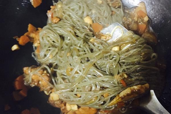 本地鸡烧锦粉面的做法图解9