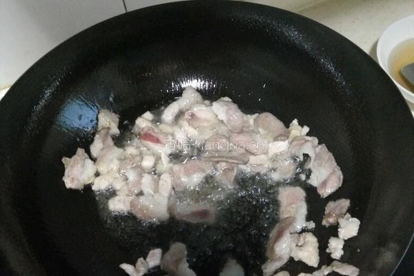 双椒肉片的做法图解2