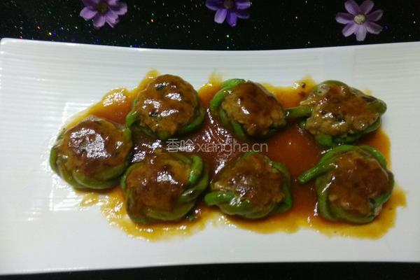 豆角酿肉的做法图解11
