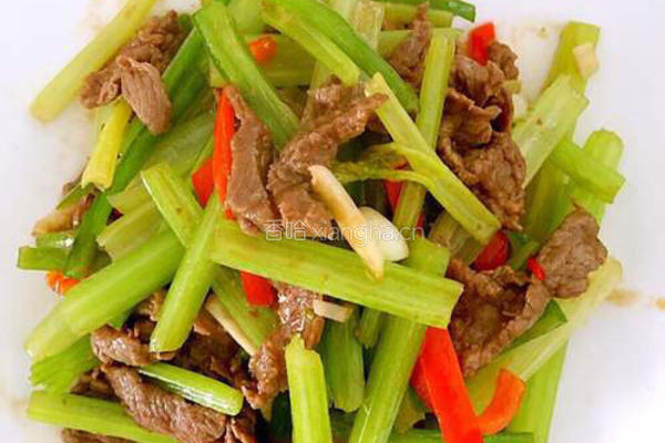 芹菜炒牛肉的做法图解11